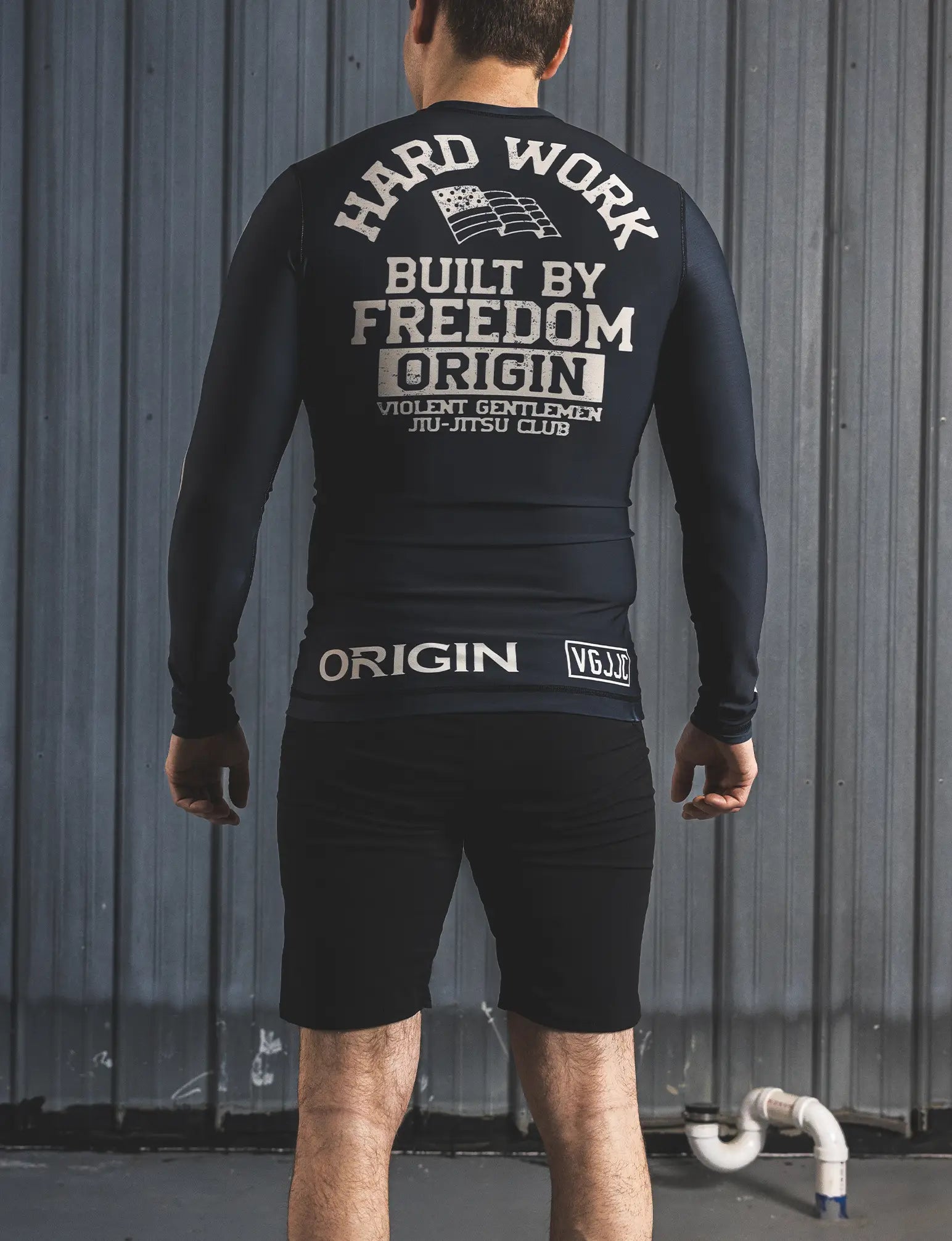 VGHC BUILT BY FREEDOM LS COMPRESSION FIT RASHGUARD - Image 7