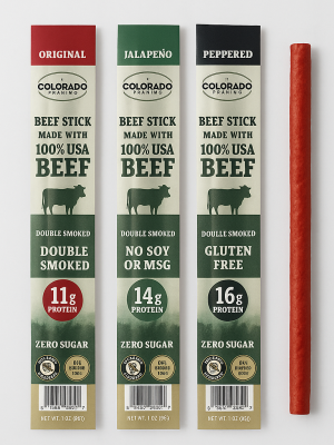 Colorado Craft Beef Custom Beef Stick Selection (9?Pack)
