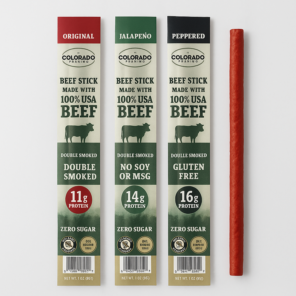 Colorado Craft Beef Custom Beef Stick Selection (9?Pack)