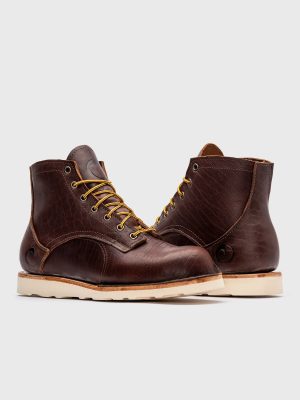 THE AMERICAN BISON 6 INCH BOOT - CHRISTY NATURAL