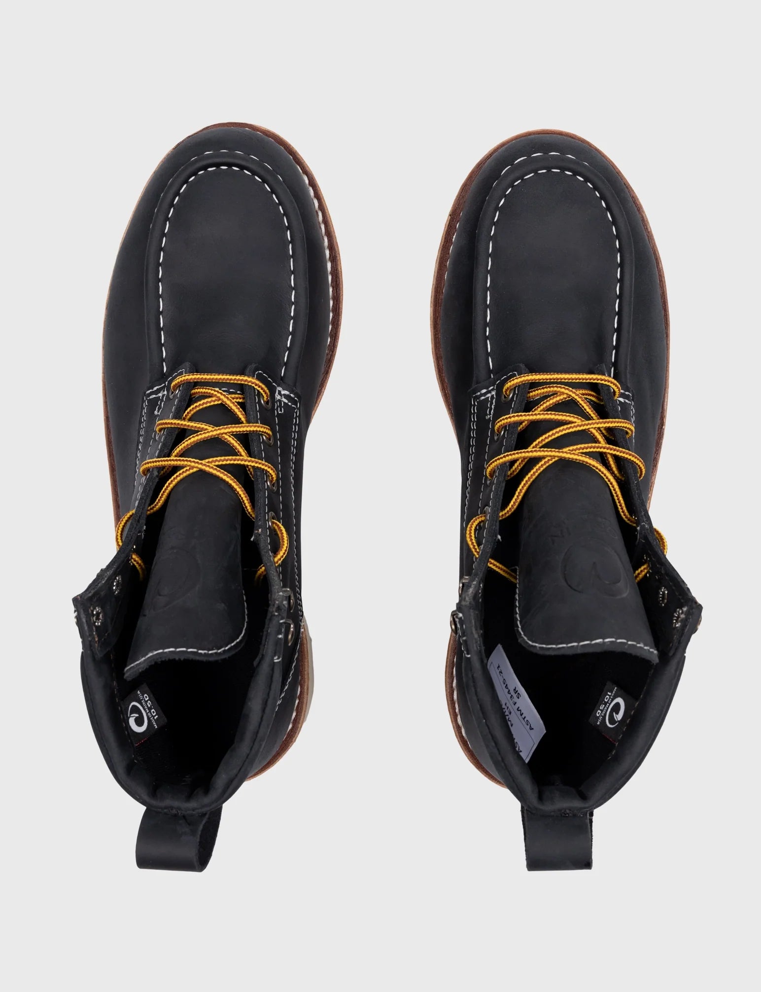 MAINE MOC STEEL TOE BOOT 6 - NATURAL WEDGE SOLE - GRADED QUALITY - Image 10