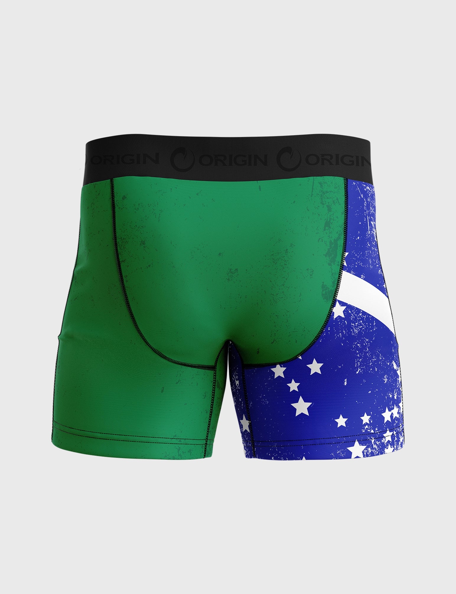 BRAZIL FLAG COMPRESSION SHORT 7 - Image 2