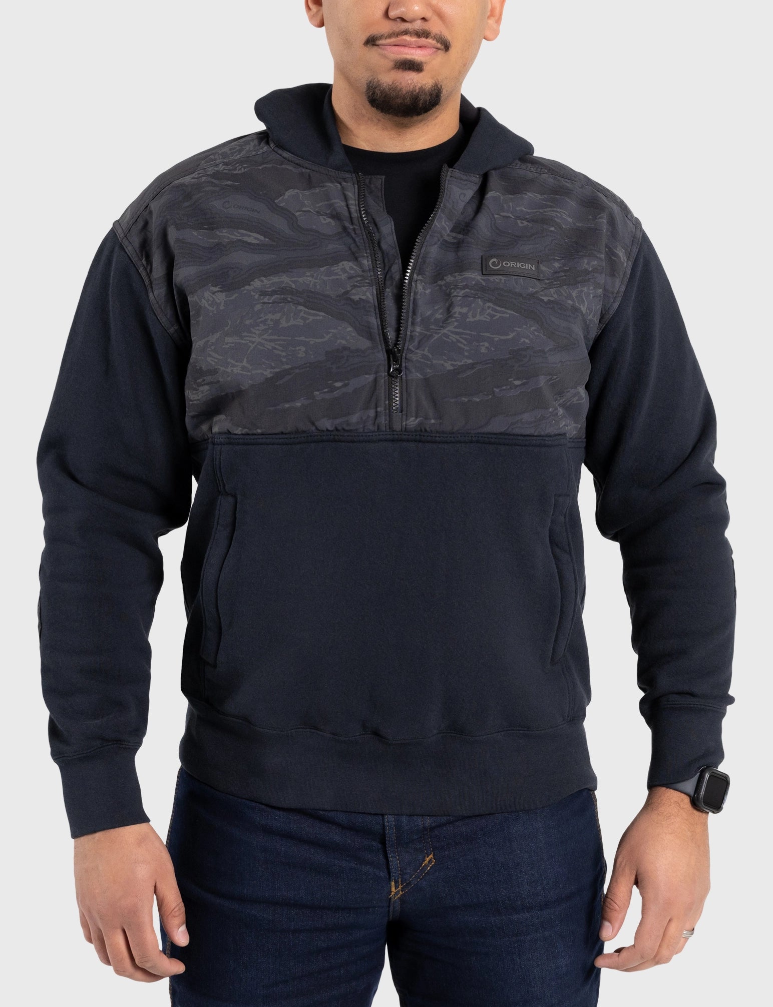 THE HEAVY HALF ZIP HOODIE - Image 30
