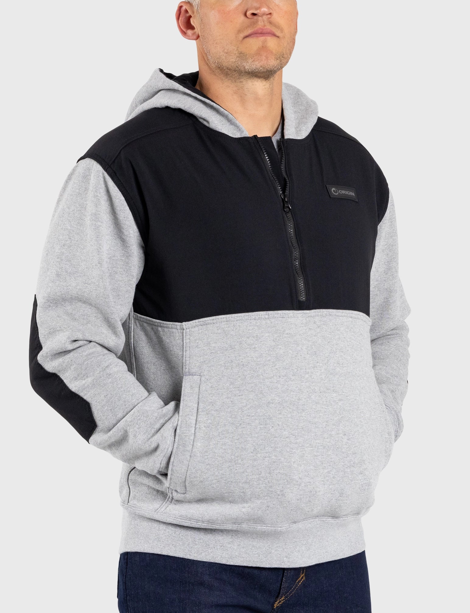 THE HEAVY HALF ZIP HOODIE - Image 4