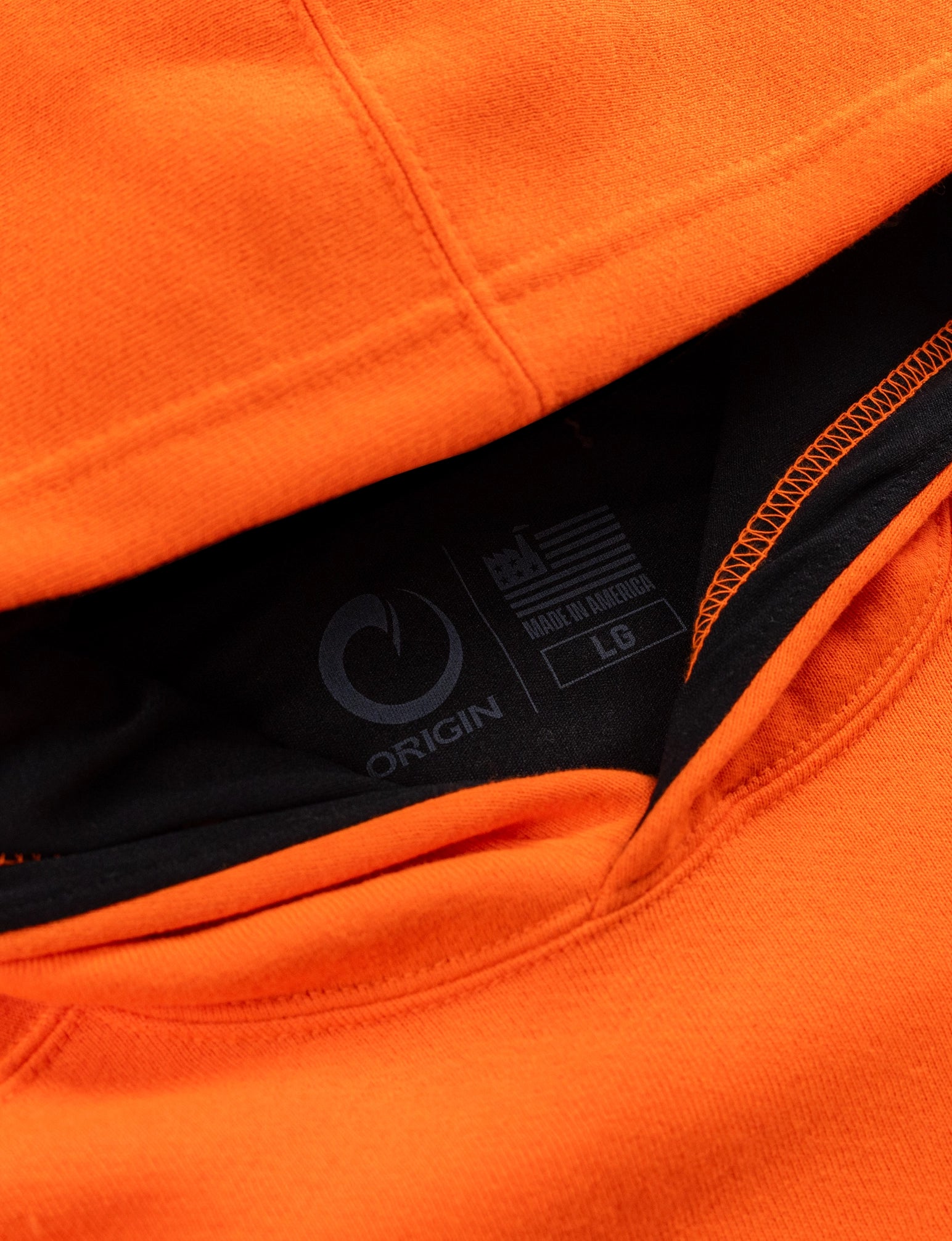 THE 100 KILO HOODIE - BLAZE ORANGE - Image 3