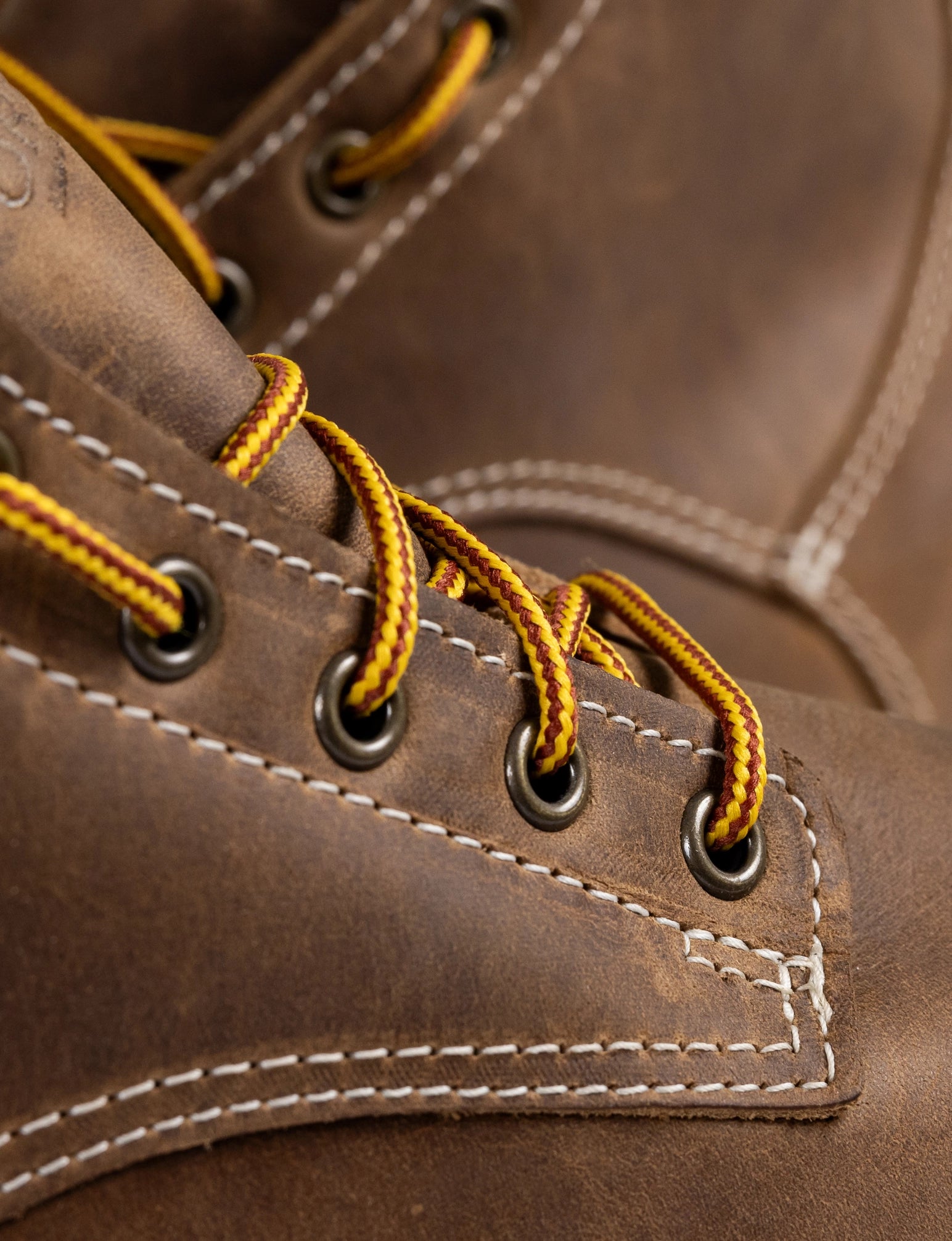 THE WILTON 6 STEEL TOE WORK BOOT - NATURAL WEDGE SOLE - Image 7