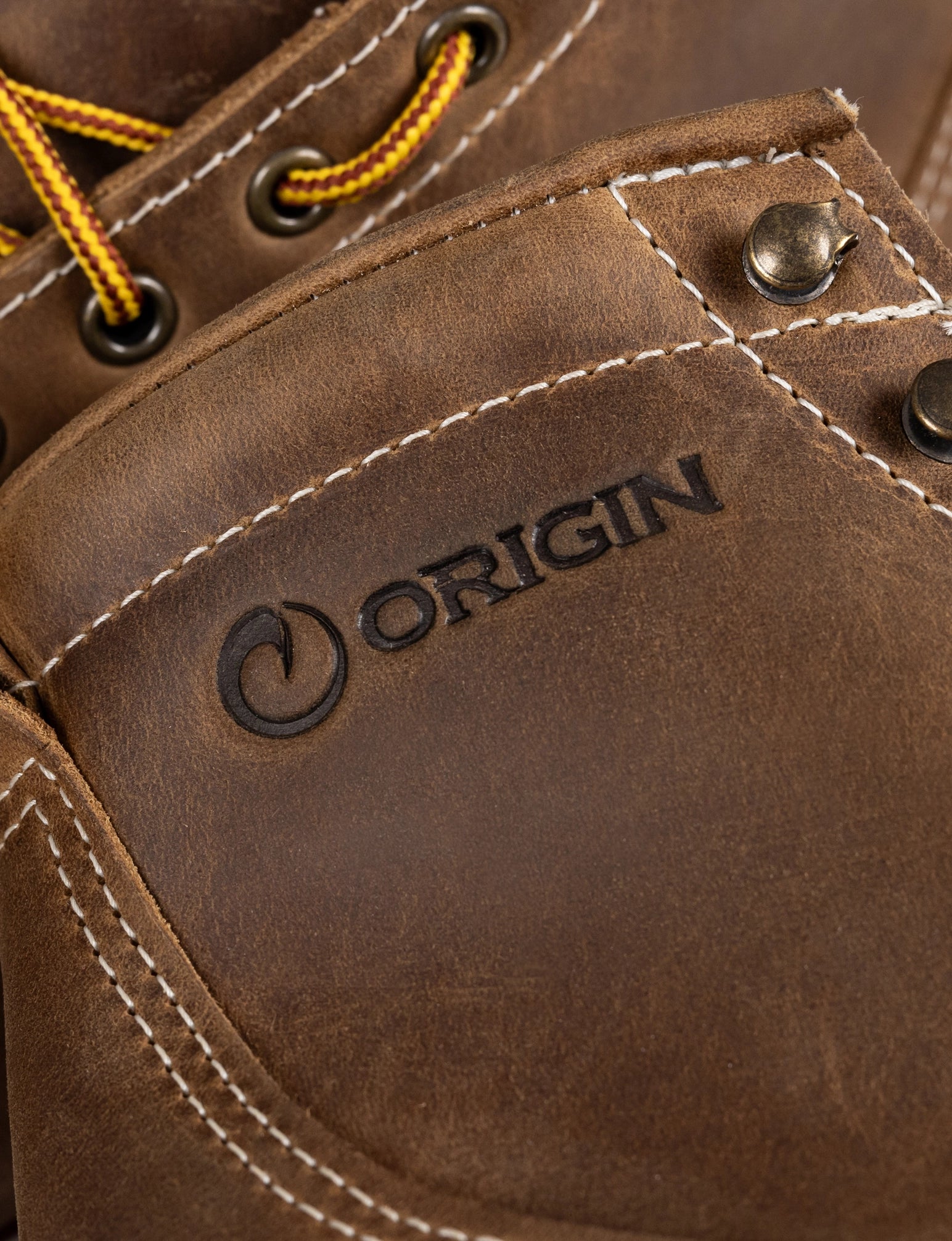 THE WILTON 6 STEEL TOE WORK BOOT - NATURAL WEDGE SOLE - Image 8