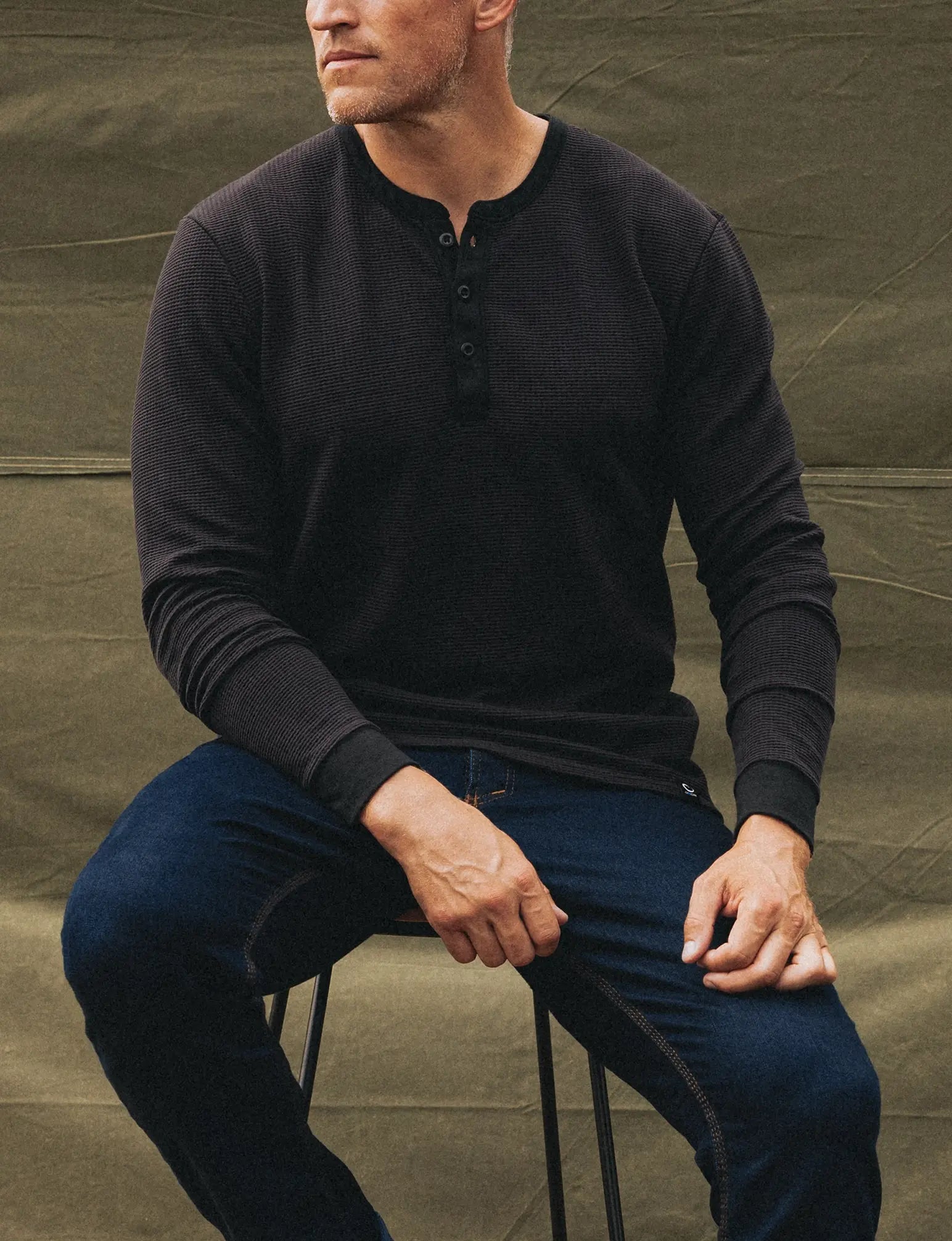 CORE WAFFLE HENLEY - Image 9